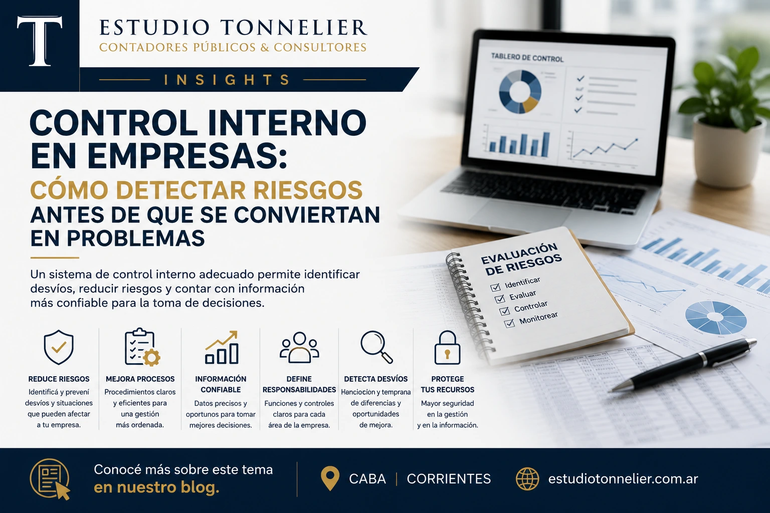 Control interno en empresas: cómo detectar riesgos antes de que se conviertan en problemas