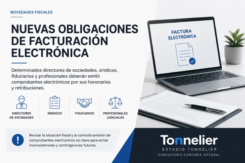 Nuevas obligaciones de facturación electrónica para directores y profesionales